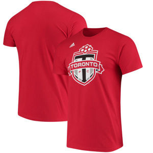 Toronto FC Adidas Logo Short Sleeve T Red Sz M